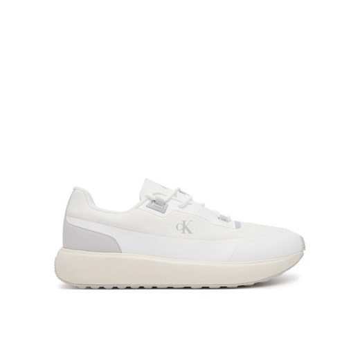 Sneakersy Calvin Klein Jeans Athleisure Runner Tech Ripstop YM0YM01205 Biały ze sklepu eobuwie.pl w kategorii Buty sportowe męskie - zdjęcie 182078627