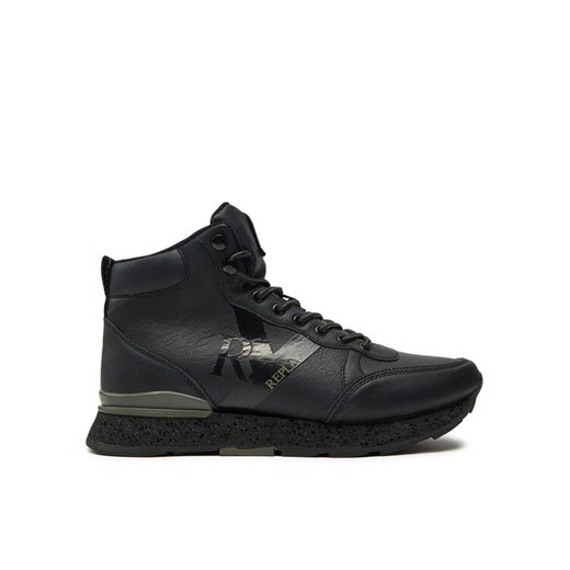 Sneakersy REPLAY Arthur Ry Mid Mid-Top GMS68.000.C0091S Czarny ze sklepu eobuwie.pl w kategorii Buty sportowe męskie - zdjęcie 182078656