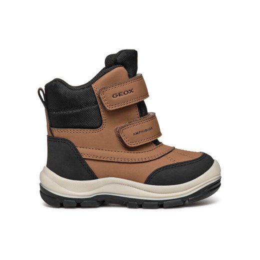 Śniegowce Geox B Flanfil Boy B Abx B463VA 050FU CR69B M Brązowy ze sklepu eobuwie.pl w kategorii Buty zimowe dziecięce - zdjęcie 182078667