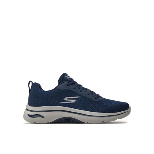 Sneakersy Skechers Go Walk Arch Fit 2.0-Idyllic 2 216516/NVY Granatowy ze sklepu eobuwie.pl w kategorii Buty sportowe męskie - zdjęcie 182078698
