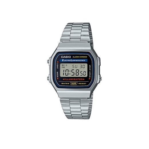 Zegarek Casio Vintage A168WA-1YES Srebrny ze sklepu eobuwie.pl w kategorii Zegarki - zdjęcie 182078758