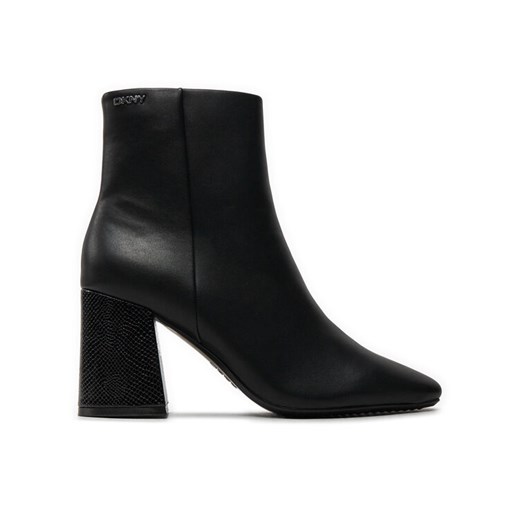 Botki DKNY Cavale II K3486930 Czarny ze sklepu eobuwie.pl w kategorii Botki - zdjęcie 182078786