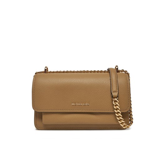 Torebka MICHAEL Michael Kors Claire 30T4GC7L3T Brązowy ze sklepu eobuwie.pl w kategorii Kopertówki - zdjęcie 182078865