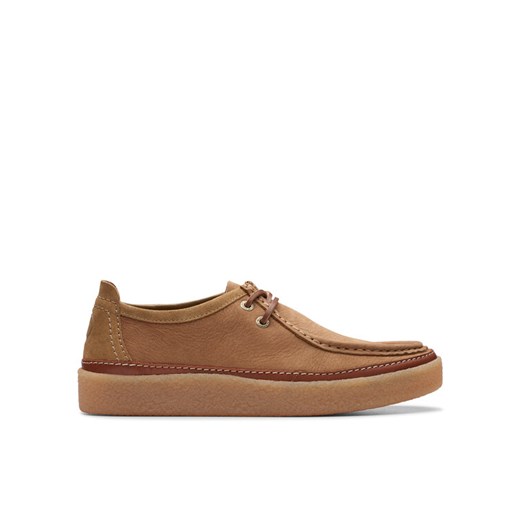Mokasyny Clarks Clarkwood Moc 26176870 Brązowy ze sklepu eobuwie.pl w kategorii Mokasyny męskie - zdjęcie 182079008