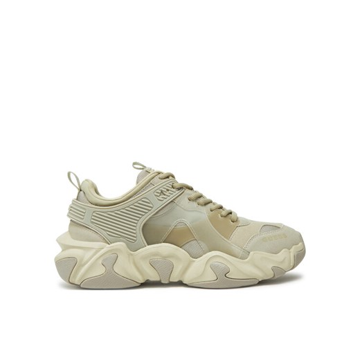 Sneakersy Guess FMPCES PEL12 Beżowy ze sklepu eobuwie.pl w kategorii Buty sportowe męskie - zdjęcie 182079115