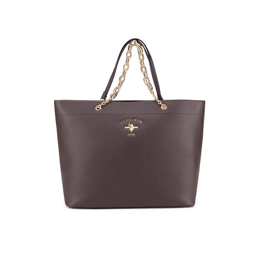 Torebka U.S. Polo Assn. BEUXT6369WVP Brązowy ze sklepu eobuwie.pl w kategorii Torebki damskie - zdjęcie 182079146