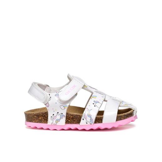 Sandały Geox B Sandal Chalki B452RA 0FCHH C1000 M Biały ze sklepu eobuwie.pl w kategorii Sandały dziecięce - zdjęcie 182079227