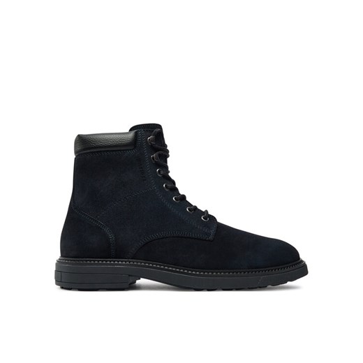 Kozaki Tommy Hilfiger Outdoor Suede FM0FM05193 Granatowy ze sklepu eobuwie.pl w kategorii Buty zimowe męskie - zdjęcie 182079268