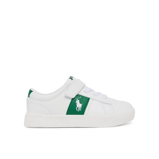 Sneakersy Polo Ralph Lauren Frazier Ps RL02446102 Biały ze sklepu eobuwie.pl w kategorii Buty sportowe dziecięce - zdjęcie 182079298