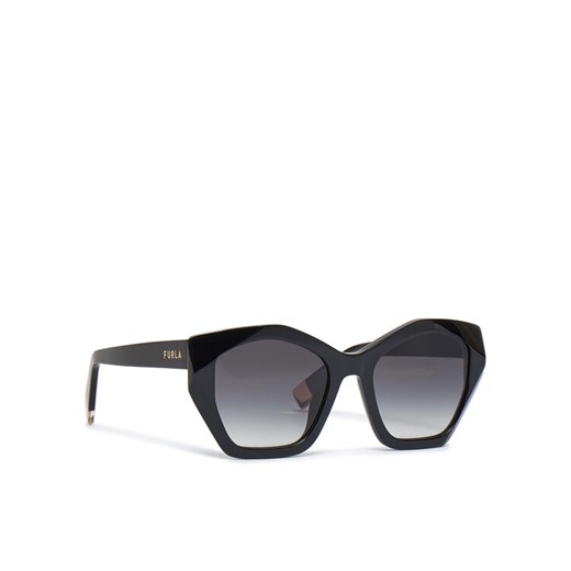 Okulary przeciwsłoneczne Furla WD00130 A.0116 O6000 Czarny ze sklepu eobuwie.pl w kategorii Okulary przeciwsłoneczne damskie - zdjęcie 182079308