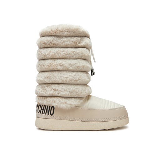 Śniegowce LOVE MOSCHINO JA24312G0LISH120 Écru ze sklepu eobuwie.pl w kategorii Śniegowce damskie - zdjęcie 182079415