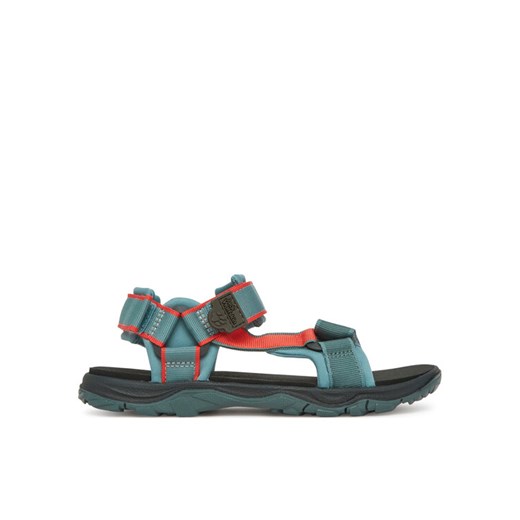 Sandały Jack Wolfskin Seven Seas 3 4040061 S Turkusowy ze sklepu eobuwie.pl w kategorii Sandały dziecięce - zdjęcie 182079465