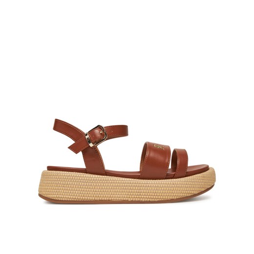 Espadryle Tommy Hilfiger T3A2-33793-0326 S Brązowy ze sklepu eobuwie.pl w kategorii Espadryle damskie - zdjęcie 182079467