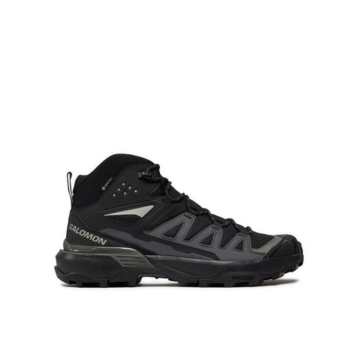 Trekkingi Salomon X Ultra 360 Mid Gore-Tex L47447600 Czarny ze sklepu eobuwie.pl w kategorii Buty trekkingowe męskie - zdjęcie 182079506