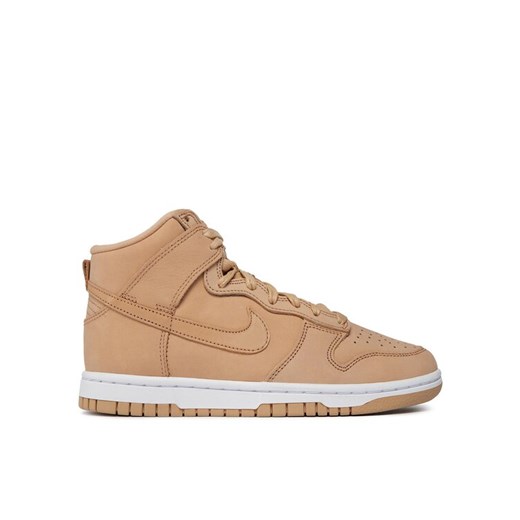 Sneakersy Nike Dunk High Prm Mf DX2044 Beżowy ze sklepu eobuwie.pl w kategorii Buty sportowe damskie - zdjęcie 182079617