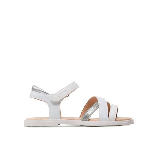 Sandały Geox J Sandal Karly Girl J5235D00254C1000 S Biały ze sklepu eobuwie.pl w kategorii Sandały dziecięce - zdjęcie 182079705