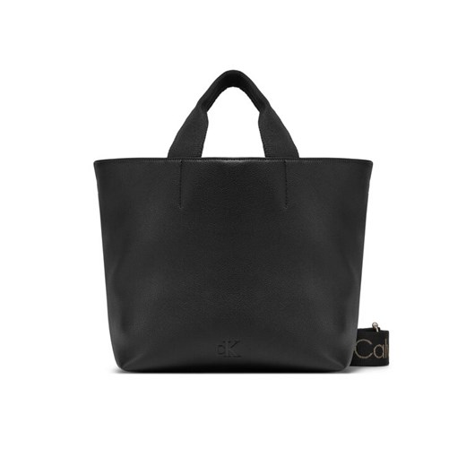 Torebka Calvin Klein Jeans Ultralight Mini Tote LV04K3112G Czarny ze sklepu eobuwie.pl w kategorii Torby Shopper bag - zdjęcie 182079707