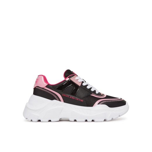 Sneakersy Versace Jeans Couture 78VA3SC4 Czarny ze sklepu eobuwie.pl w kategorii Buty sportowe damskie - zdjęcie 182079857