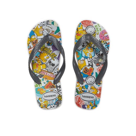 Japonki Havaianas 41378895233 Szary ze sklepu eobuwie.pl w kategorii Klapki męskie - zdjęcie 182079956