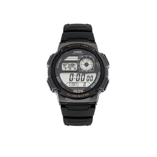 Zegarek Casio AE-1000W-1AVEF Czarny ze sklepu eobuwie.pl w kategorii Zegarki - zdjęcie 182080037