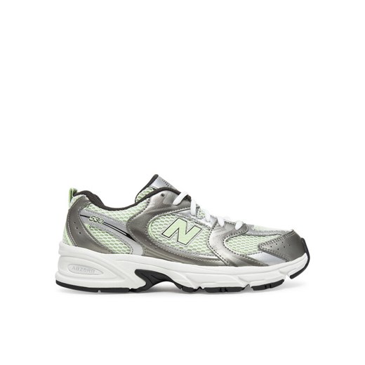 Sneakersy New Balance GR530ADF Srebrny ze sklepu eobuwie.pl w kategorii Buty sportowe dziecięce - zdjęcie 182080219