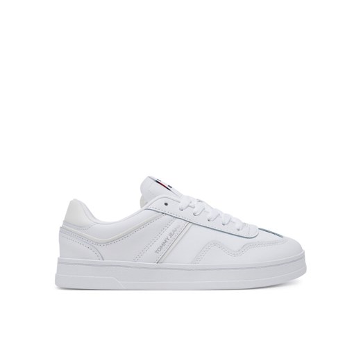 Sneakersy Tommy Jeans The Greenwich Leather EN0EN02794 Biały ze sklepu eobuwie.pl w kategorii Buty sportowe damskie - zdjęcie 182080269