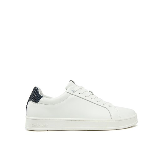 Sneakersy Calvin Klein Low Top Lace Up Woven HM0HM01767 Biały ze sklepu eobuwie.pl w kategorii Buty sportowe męskie - zdjęcie 182080418