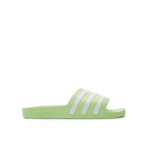 Klapki adidas adilette Aqua Slides IF6046 Zielony ze sklepu eobuwie.pl w kategorii Klapki damskie - zdjęcie 182080475