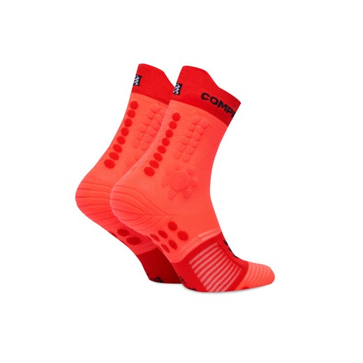 Skarpety wysokie unisex Compressport Pro Racing Socks v4.0 Trail XU00048B Czerwony ze sklepu eobuwie.pl w kategorii Skarpetki męskie - zdjęcie 182080498