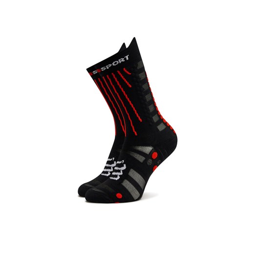 Skarpety wysokie unisex Compressport Aero XU00054B Czarny ze sklepu eobuwie.pl w kategorii Skarpetki damskie - zdjęcie 182080505