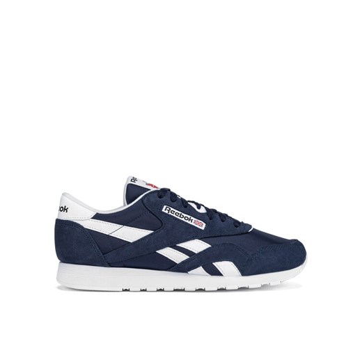 Sneakersy Reebok CLASSIC NYLON 100009276 Granatowy ze sklepu eobuwie.pl w kategorii Buty sportowe męskie - zdjęcie 182080595
