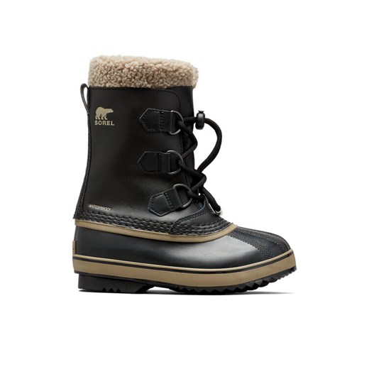 Śniegowce Sorel Yoot Pac™ Tp Boot Wp 2117081013 Czarny ze sklepu eobuwie.pl w kategorii Buty zimowe dziecięce - zdjęcie 182080699