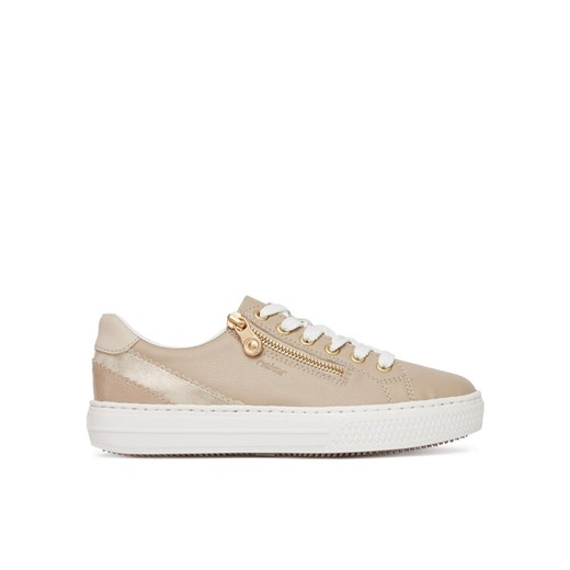 Sneakersy Rieker L5900-62 Beżowy ze sklepu eobuwie.pl w kategorii Buty sportowe damskie - zdjęcie 182080747