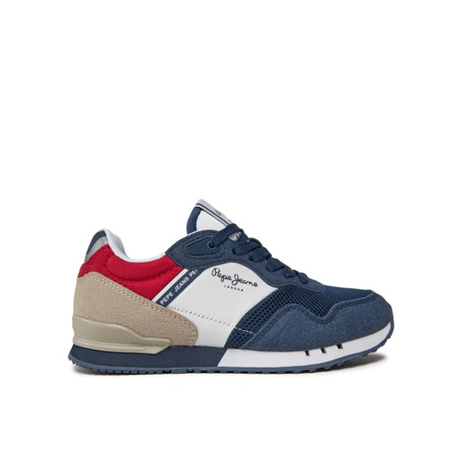 Sneakersy Pepe Jeans London Urban B PBS40002 Granatowy ze sklepu eobuwie.pl w kategorii Buty sportowe dziecięce - zdjęcie 182080929