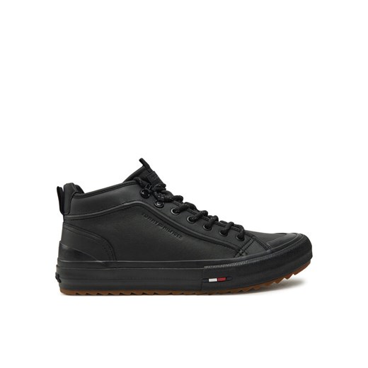 Sneakersy Tommy Hilfiger Th Hi Vulc Cleat Lth FM0FM05313 Czarny Tommy Hilfiger 41 eobuwie.pl