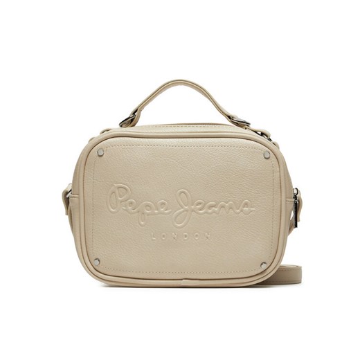 Torebka Pepe Jeans PL031563 Écru ze sklepu eobuwie.pl w kategorii Listonoszki - zdjęcie 182080998