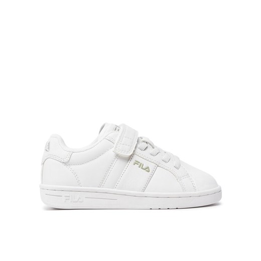 Sneakersy Fila Crosscourt Line Velcro Kids FFK0184 Biały ze sklepu eobuwie.pl w kategorii Buty sportowe dziecięce - zdjęcie 182081036