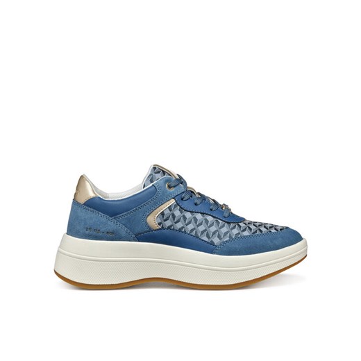 Sneakersy Geox D Spherica Ecub-3 D46WTD 0CK22 C4005 Niebieski ze sklepu eobuwie.pl w kategorii Buty sportowe damskie - zdjęcie 182081048