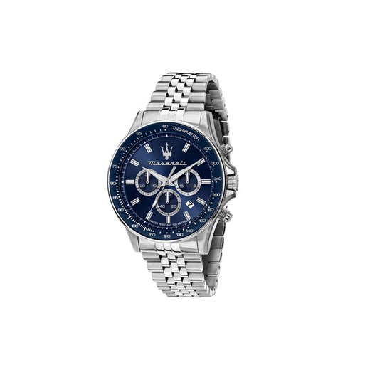 Zegarek Maserati Sfida Chronograph R8873640025 Srebrny ze sklepu eobuwie.pl w kategorii Zegarki - zdjęcie 182081066