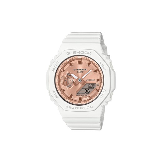 Zegarek G-Shock GMA-S2100MD-7AER Biały ze sklepu eobuwie.pl w kategorii Zegarki - zdjęcie 182081145
