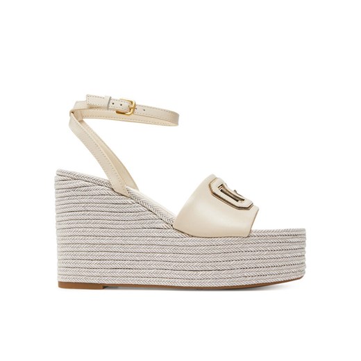 Espadryle Guess FLJTAN LEA04 Écru ze sklepu eobuwie.pl w kategorii Espadryle damskie - zdjęcie 182081177