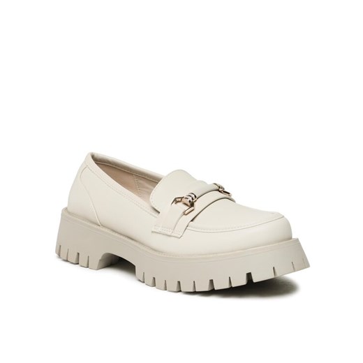 Loafersy DeeZee H3657-2 Beżowy ze sklepu eobuwie.pl w kategorii Półbuty damskie - zdjęcie 182081315