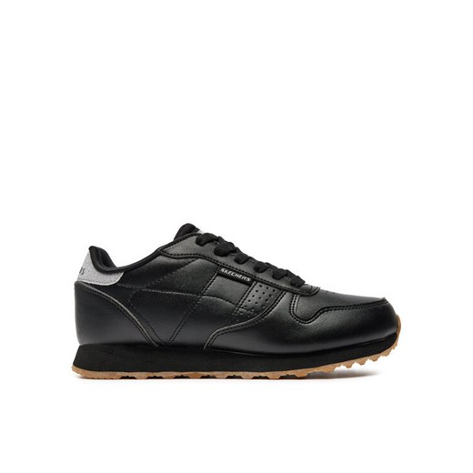 Sneakersy Skechers Old School Cool 699/BLK Czarny ze sklepu eobuwie.pl w kategorii Buty sportowe damskie - zdjęcie 182081326