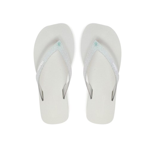 Japonki Melissa Mini Melissa Sun Long Beach II Inf 36100 Biały ze sklepu eobuwie.pl w kategorii Klapki dziecięce - zdjęcie 182081489