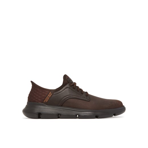 Sneakersy Skechers Garza-Gervin 205046/CHOC Brązowy ze sklepu eobuwie.pl w kategorii Buty sportowe męskie - zdjęcie 182081499