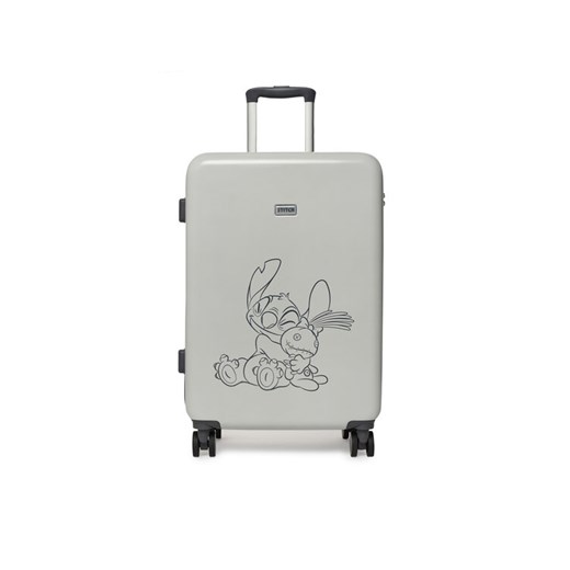 Walizka średnia Disney Classics SW-ACCCS-SS25-250DCLS-M Szary ze sklepu eobuwie.pl w kategorii Walizki - zdjęcie 182081728