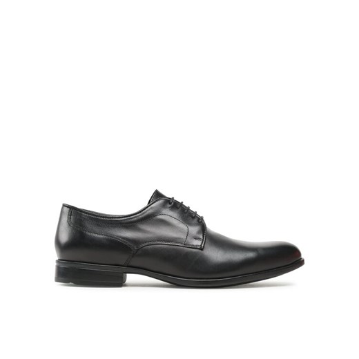 Półbuty Geox U Iacopo U169GC00043C9999 Czarny ze sklepu eobuwie.pl w kategorii Buty eleganckie męskie - zdjęcie 182082066