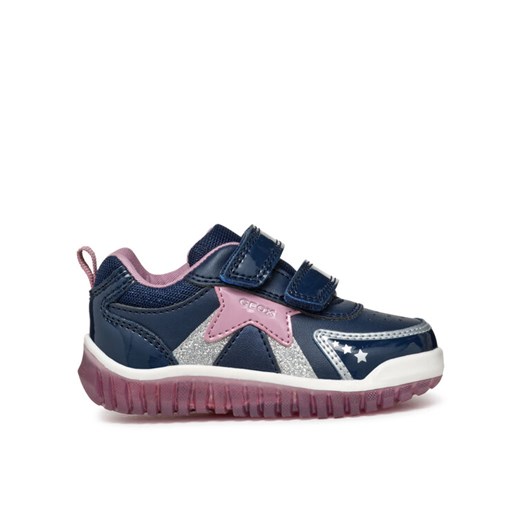 Sneakersy Geox B Lightyloo Girl B4661A 00254 C4251 Granatowy ze sklepu eobuwie.pl w kategorii Buty sportowe dziecięce - zdjęcie 182082068