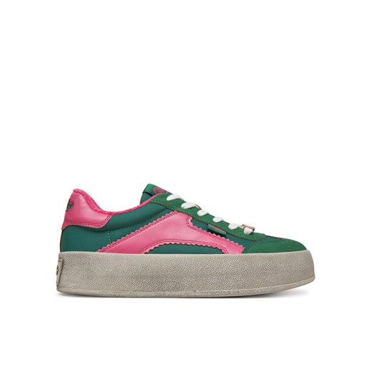 Sneakersy Buffalo Cajo 1636444 Zielony ze sklepu eobuwie.pl w kategorii Buty sportowe damskie - zdjęcie 182082145