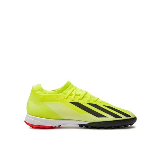 Buty do piłki nożnej adidas X Crazyfast League Turf Boots IF0698 Żółty ze sklepu eobuwie.pl w kategorii Buty sportowe męskie - zdjęcie 182082195